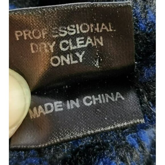 Nells Nelson Cashmere Wool Blend Top Size M / 38IT – Black & Blue – Bateau Neck - Picture 5 of 7